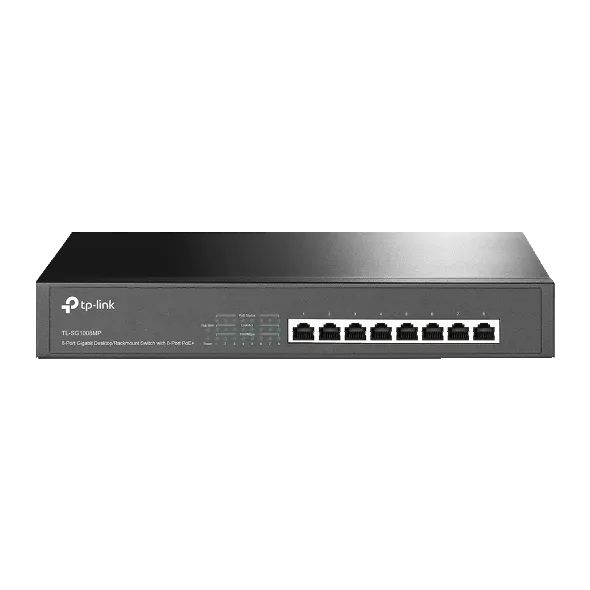 TP LINK 8-Port Gigabit Desktop/Rackmount Switch with 8-Port PoE+