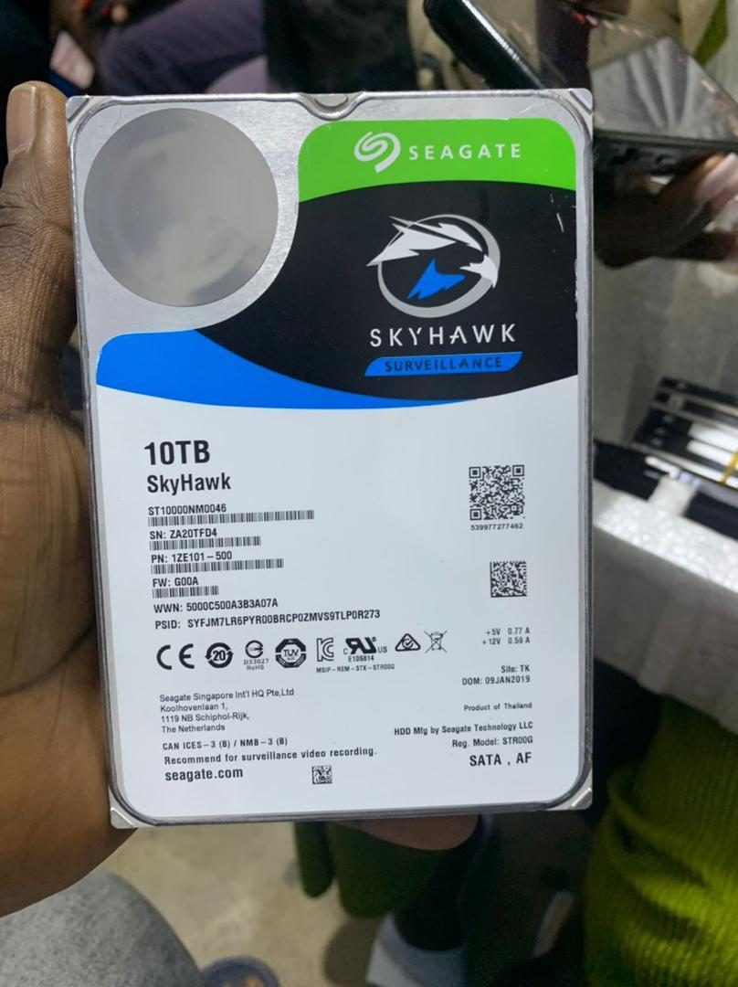 Seagate SkyHawk 10TB Surveillance Hard Drive (ST10000NM0046)