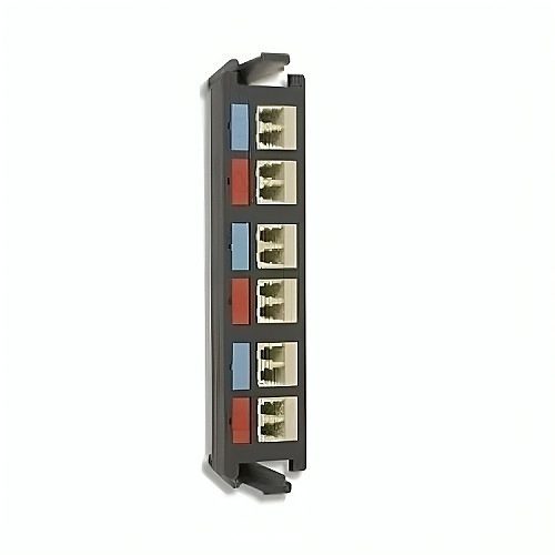 FIBER ADAPTER PLATE,12 FIBER,LC BLACK,BEIGE ADAPTER