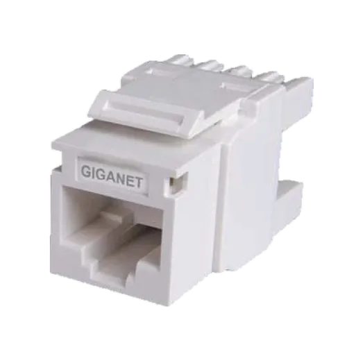Giganet Category 6A UTP 180 Degrees Keystone Jack Module