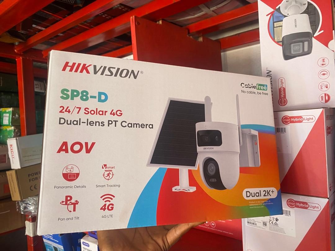 Hikvision SP4 / SP8-D 24/7 Solar 4G Dual-Lens PT Camera