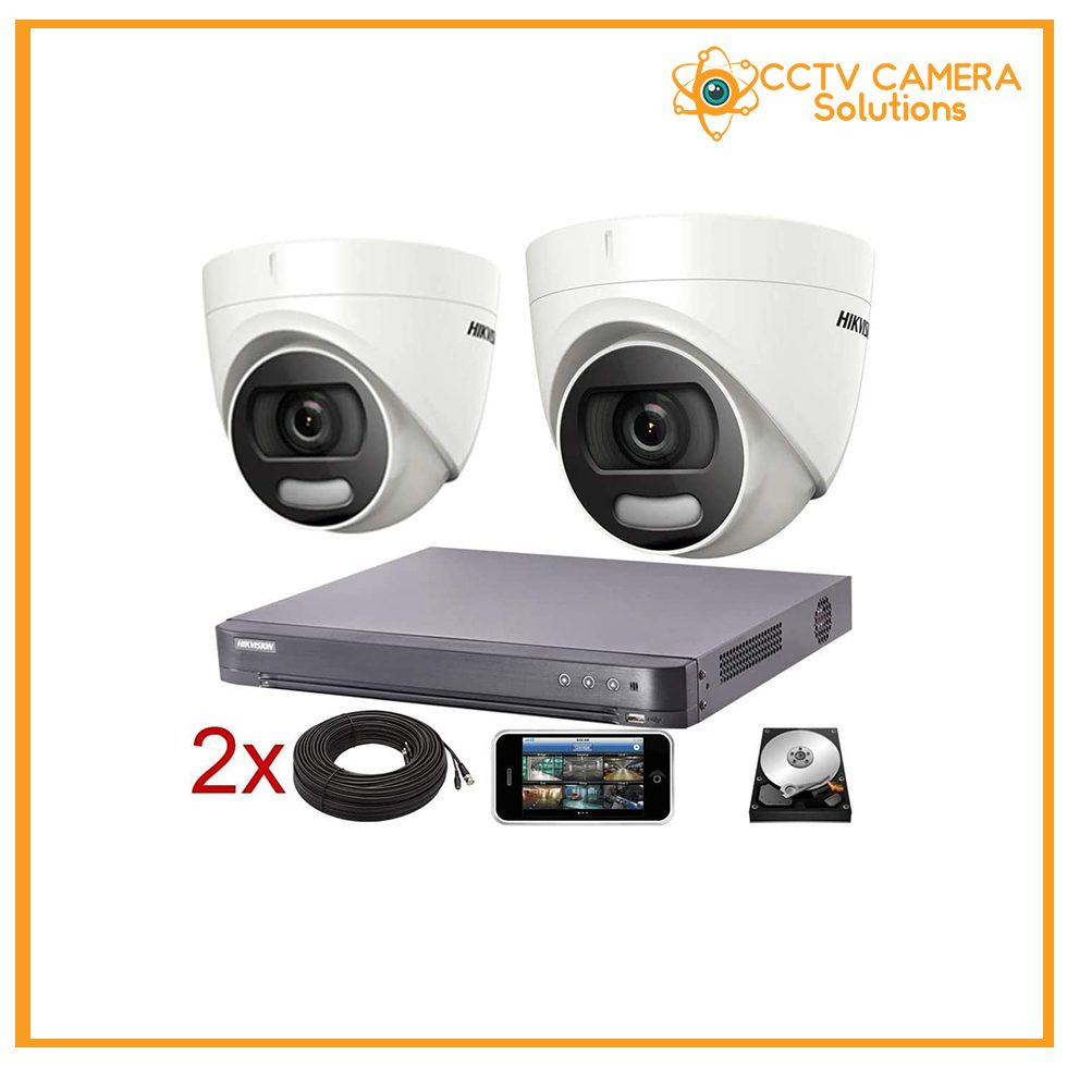 2 CCTV Camera Set Package – HikVision