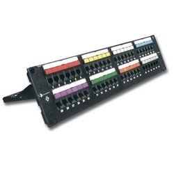48 PORT CAT6 PATCH PANEL UNIVERSAL WIRED,2RMS