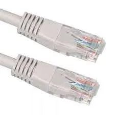 MOD CORD, CAT6 UTP, 5M, WHITE JKT, CLEAR BOOT,CM,LS0H,BULK