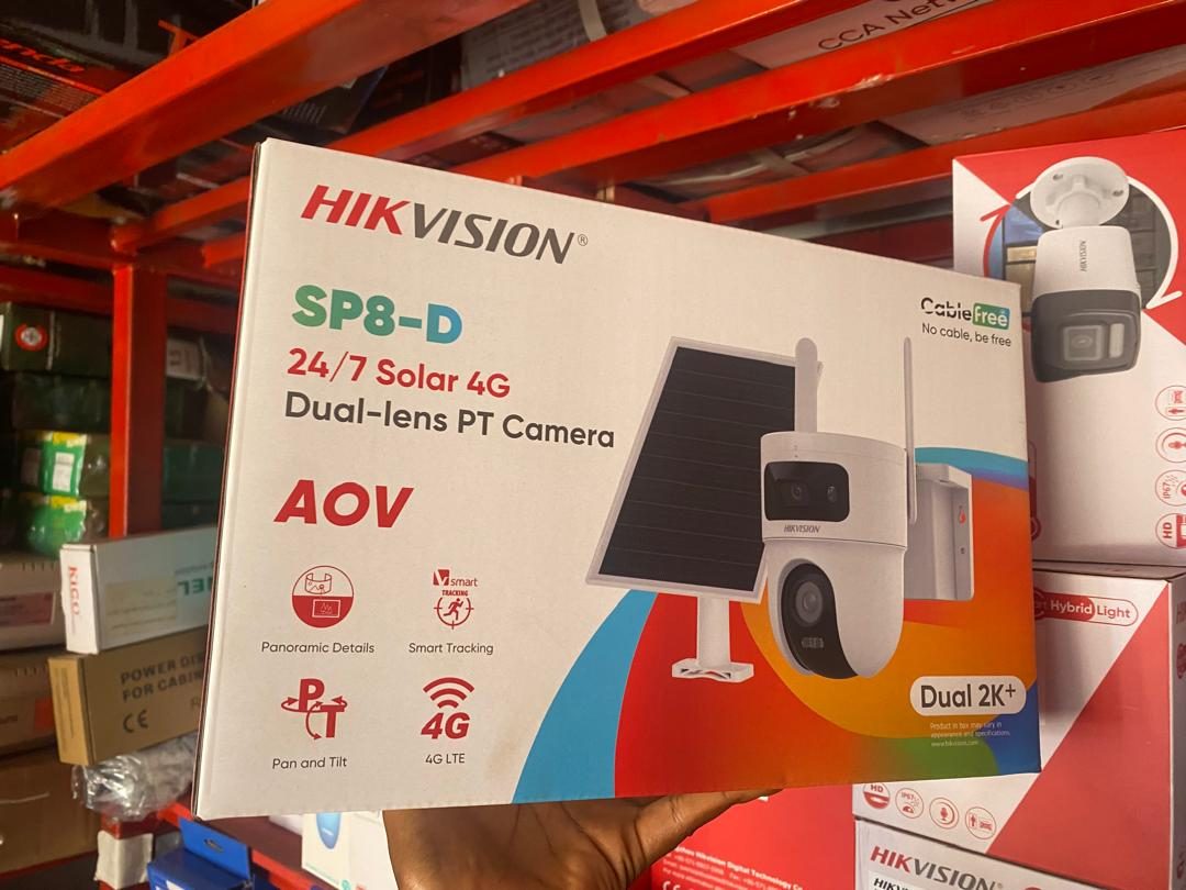 Hikvision SP4 / SP8-D 24/7 Solar 4G Dual-Lens PT Camera